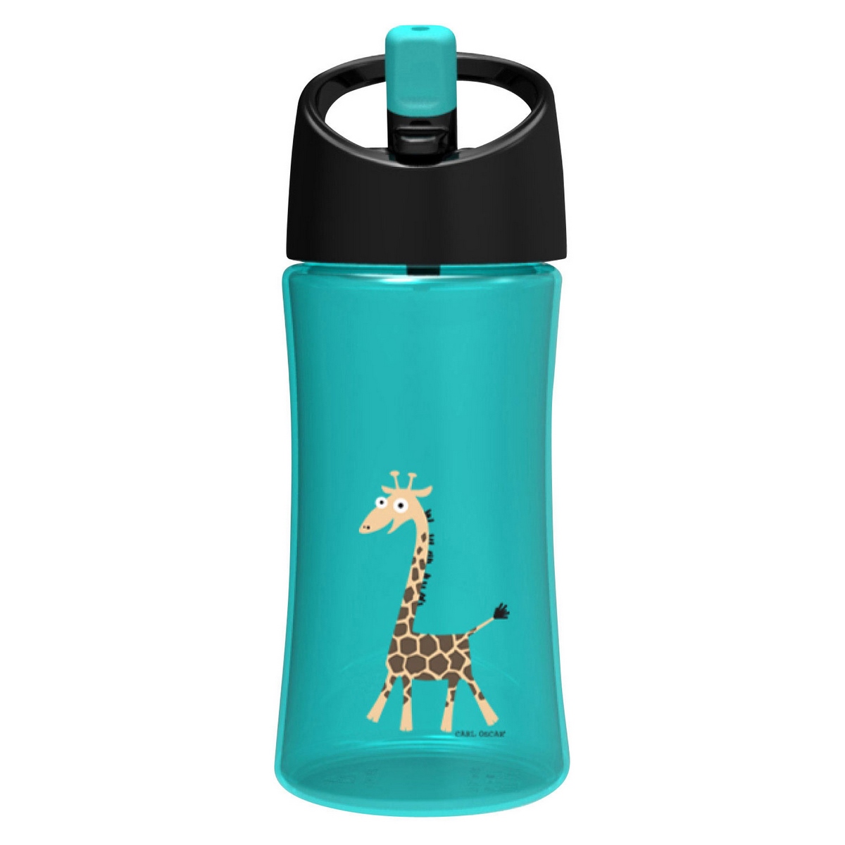 Детская бутылка для воды Carl Oscar Giraffe 0.35л бирюзовая