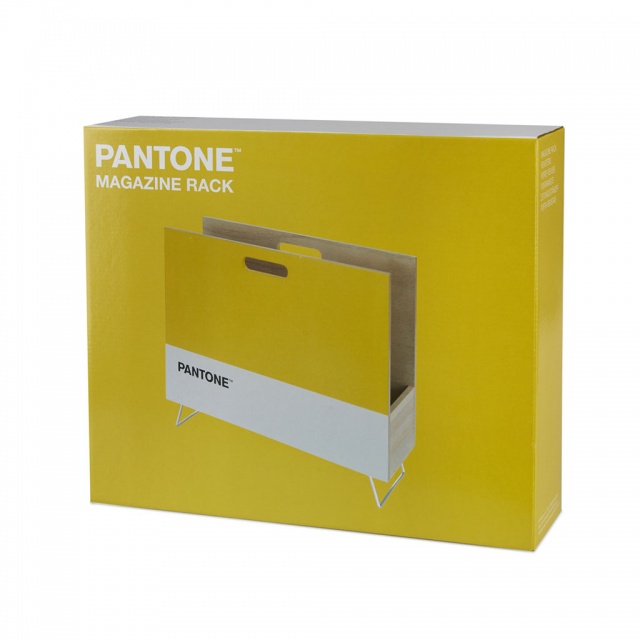 Газетница Pantone желтая