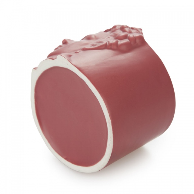 Горшок керамический для цветов Frida вишневый