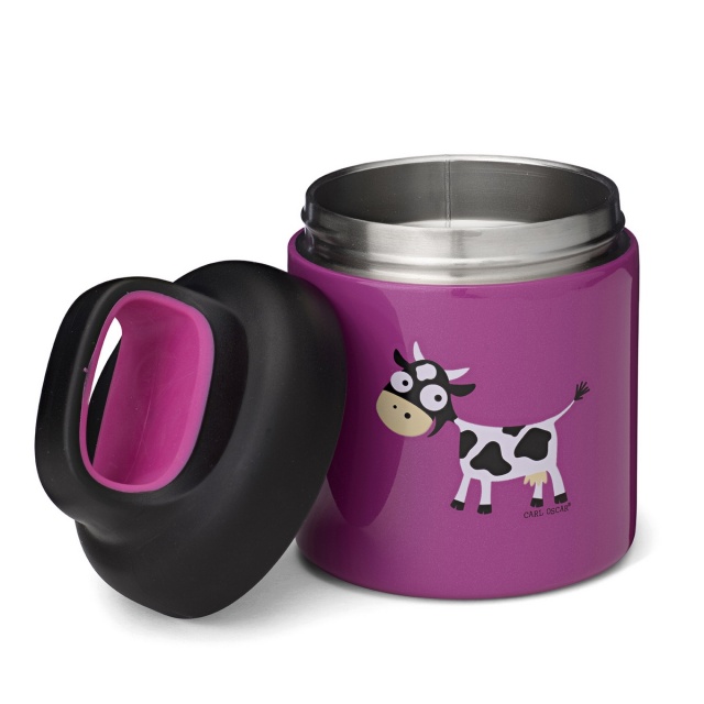 Термос для еды LunchJar™ Cow 0.3л фиолетовый