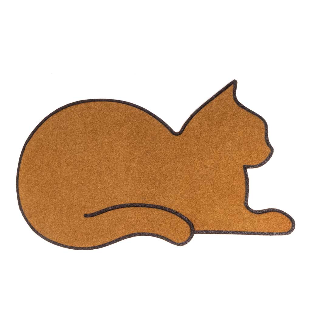 Коврик придверный Cat коричневый