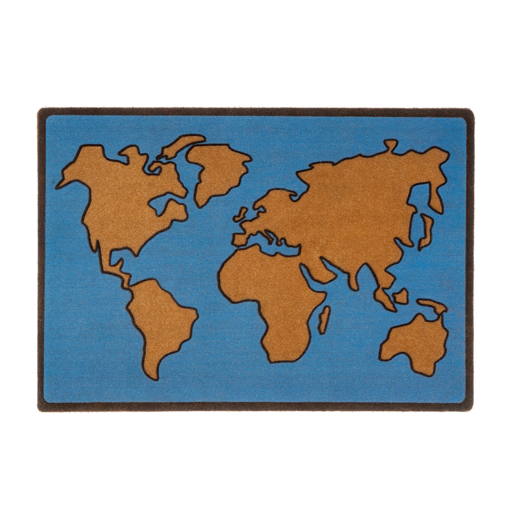 Коврик придверный World Map