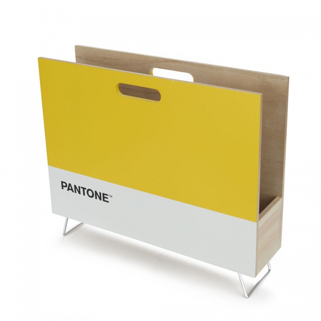 Газетница Pantone желтая