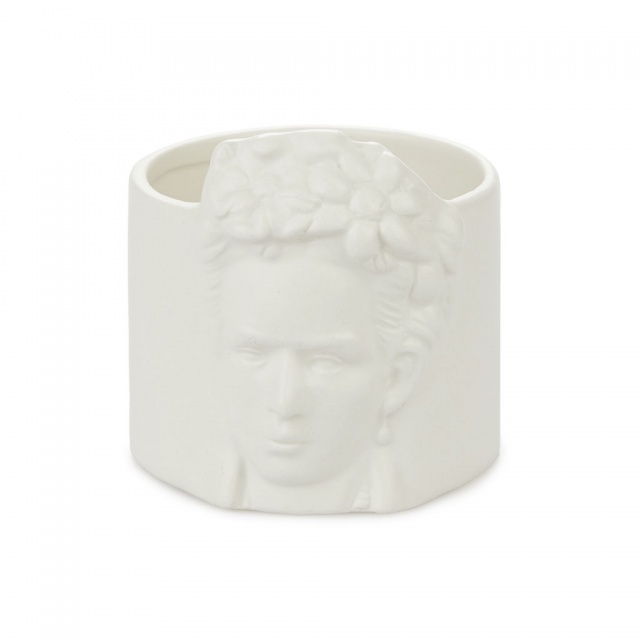 Горшок керамический для цветов Frida белый