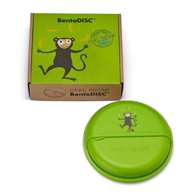 Ланч-бокс для перекусов BentoDISC™ Monkey лайм