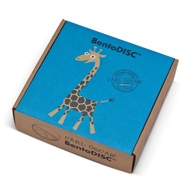 Ланч-бокс для перекусов BentoDISC™ Giraffe бирюзовый