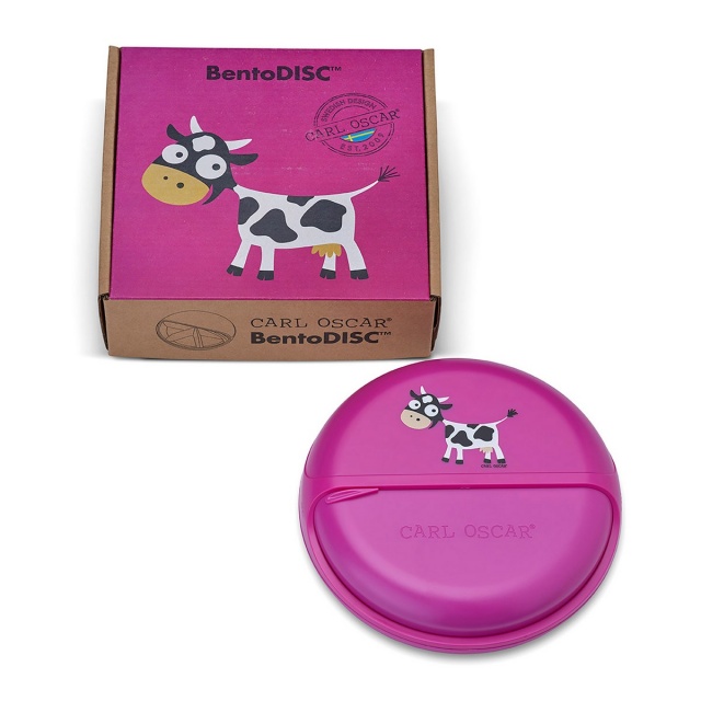 Ланч-бокс для перекусов BentoDISC™ Cow фиолетовый