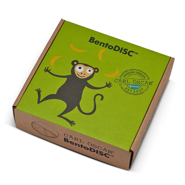Ланч-бокс для перекусов BentoDISC™ Monkey лайм