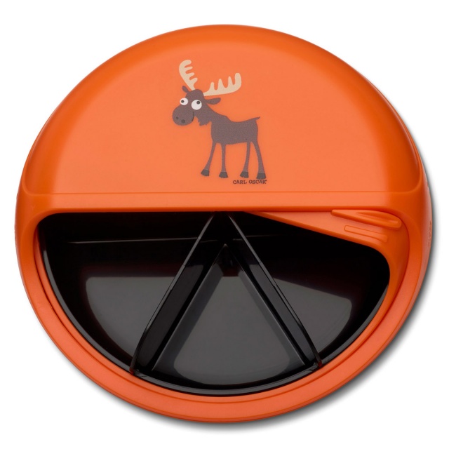 Ланч-бокс для перекусов BentoDISC™ Moose оранжевый